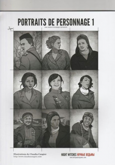 Night witches Portraits de personnages