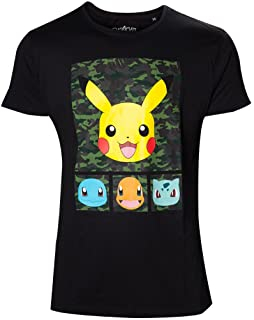 POKEMON - Tshirt homme Camo Picachu Taille M