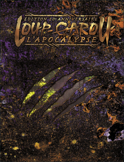 Loup-Garou : L'Apocalypse. Ed 20ème anniv livre de régles Deluxe