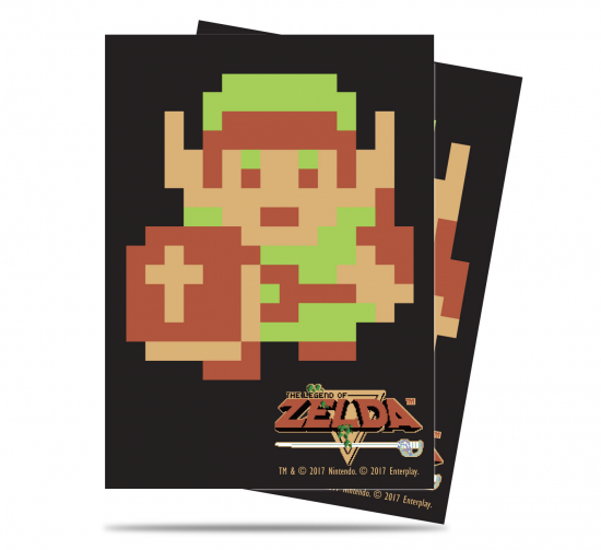 Protège Cartes Zelda Ultra Pro 66 mm x 91 mm 8-bit Link