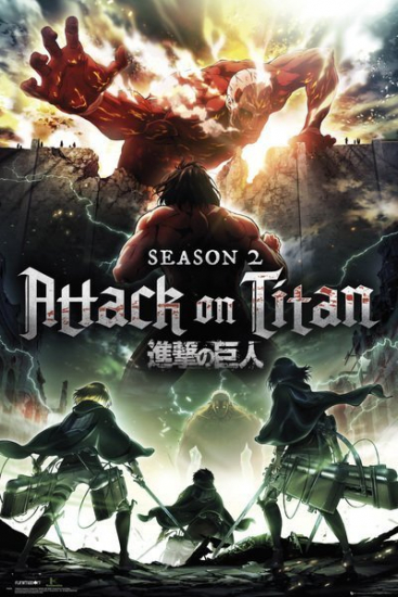 Attaque des Titans (l') - Poster grand format Key Art Season 2