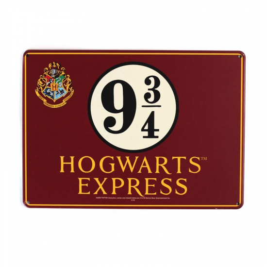 Harry Potter - Plaque métal 21 X15 Hogwarts Express