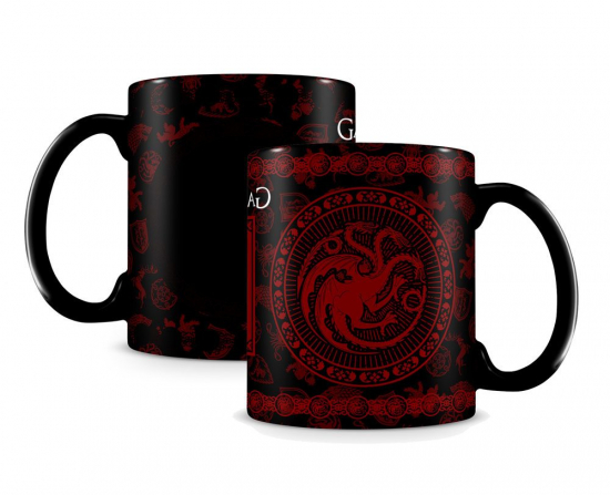 Game of throne - Mug 320 ml heat change Targaryen