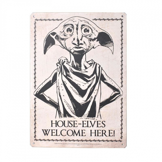Harry Potter - Plaque métal 21 X15 Dobby