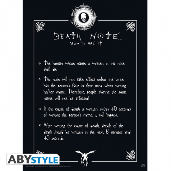 Death Note - Poster petit format 