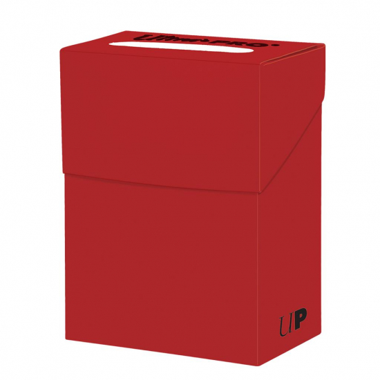 Ultra pro - Deck box Solid color Rouge