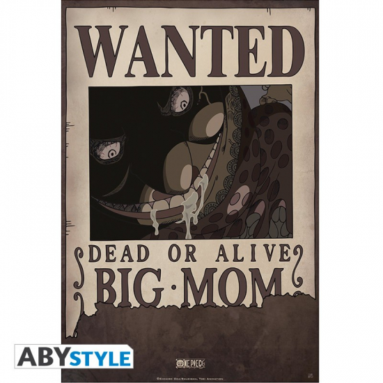 ONE PIECE - Poster plastifie Wanted Big Mom