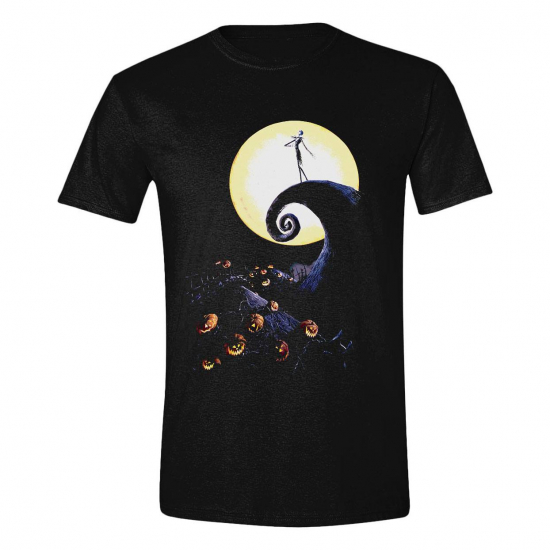 L'Etrange Noel de Mr Jack - T-shirt homme Cemetery moon taille L