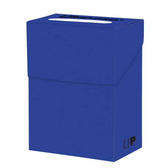 Ultra pro - Deck box Solid color Bleu pacifique