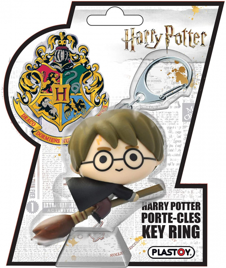 HARRY POTTER - Porte clefs chibi Harry Potter (balai)