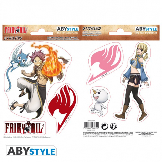 Fairy Taili - Mini-Stickers Natsu & Lucy (507)