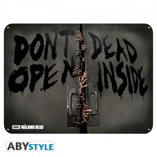 Walking Dead - Plaque métal Zombies (028)