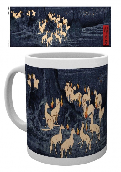Japan Art - Mug New Years Eve Foxfire by Utagawa Hiroshige