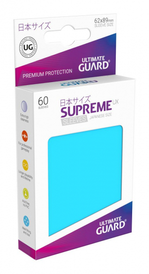 Ultimate guard - Protège carte japonaise Supreme UX x60 Bleu clair
