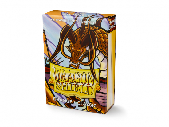 Dragon Shield - Protège carte japonaise Classic x60 orange
