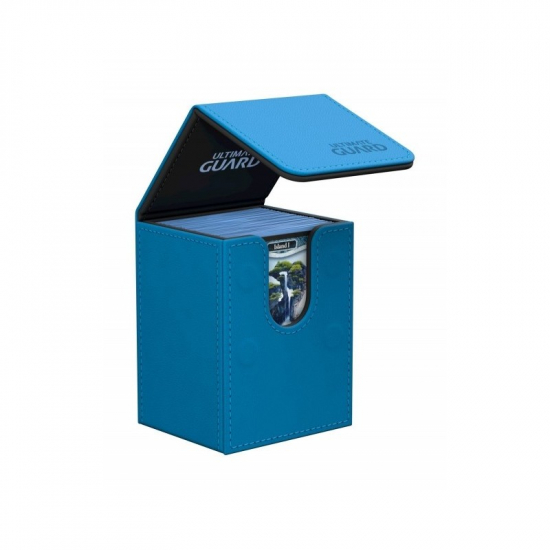 Deck box Ultimate guard - Flip deck 80+ standard Bleu