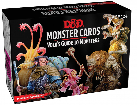 Dungeons & Dragons 5 Ed - Monster cards Volo's guide to monsters (EN)