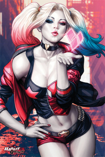 BATMAN - Poster Harley Quinn Kiss