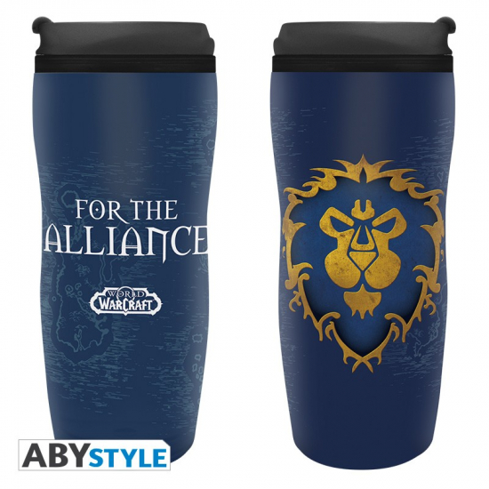 World of Warcraft - Mug de voyage For the Alliance !