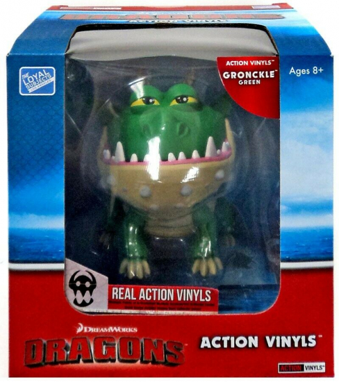 Dragons - Figurine action vinyls Gronkle vert