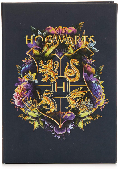 Harry Potter - Carnet A5 Hogwarts floral