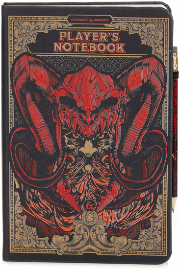 Dungeons & Dragons - Carnet A5 player's notebook avec crayon