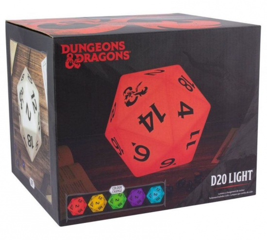 Dungeons & Dragons - Lampe d'ambiance d20