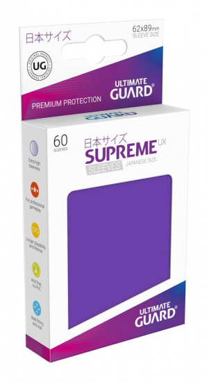 Ultimate guard - Protège carte japonaise Supreme UX x60 Violet