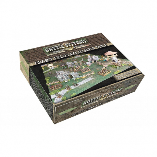 Gaming mat - Tapis de jeu terrain Prairie herbe x6 60x60