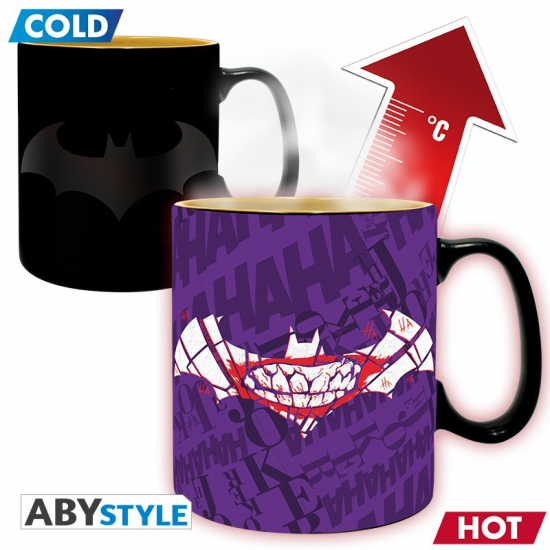 DC COMICS - Mug termo réactif 460 ml Batman Joker laughing (768)