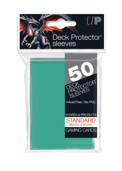 Protège Cartes Ultra Pro Standard 66mmx91mm Aqua x50