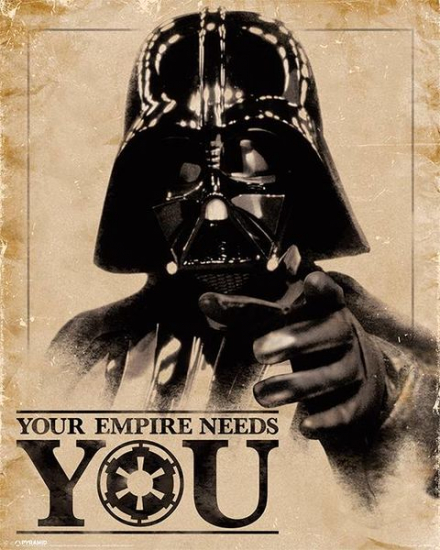 Star Wars - Poster petit format Your Empire needs You