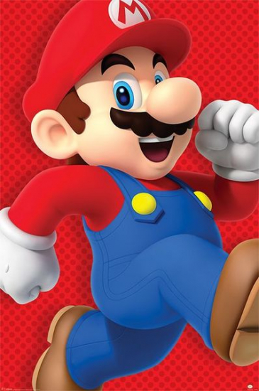 Super Mario - poster mario run