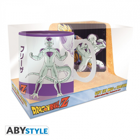 Dragon Ball Z - Coffret cadeau mug 460ml + sous-verre Frieza VS Goku
