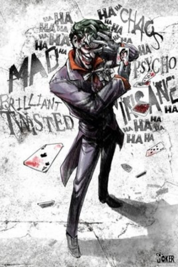 DC Comics - Poster grand format  Joker Type