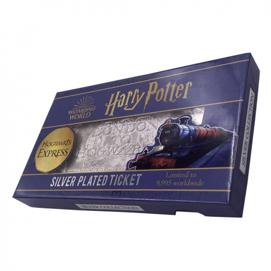 Harry Potter - Ticket de train pour Poudlard plaqué argent (limité)