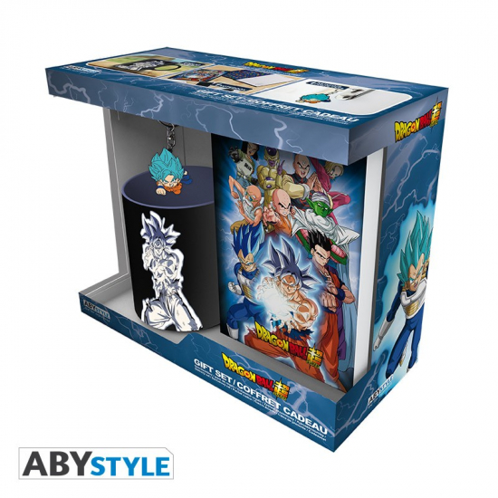 Dragon Ball Super - Coffret cadeau Goku mug + porte-clefs pvc + cahier