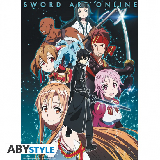 Sword Art Online - Poster petit format Membre groupe