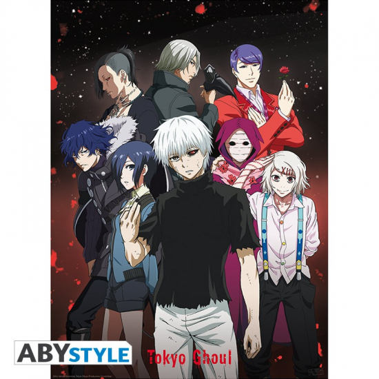 Tokyo Ghoul - Poster petit format Groupe