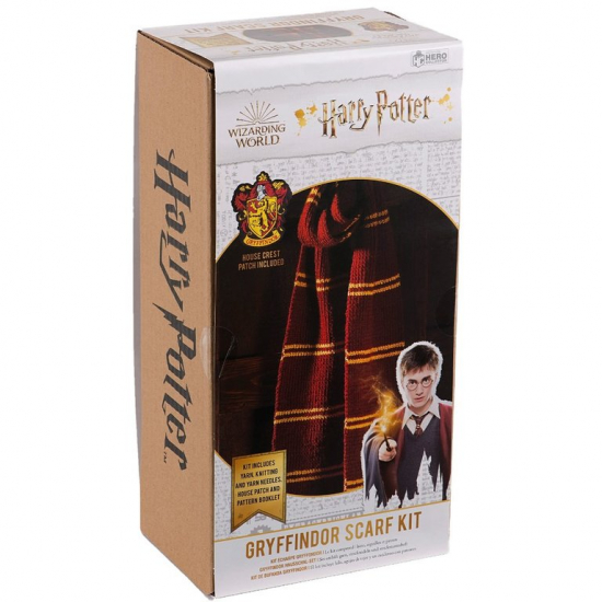 Harry Potter - Kit écharpe à tricoter Gryffondor