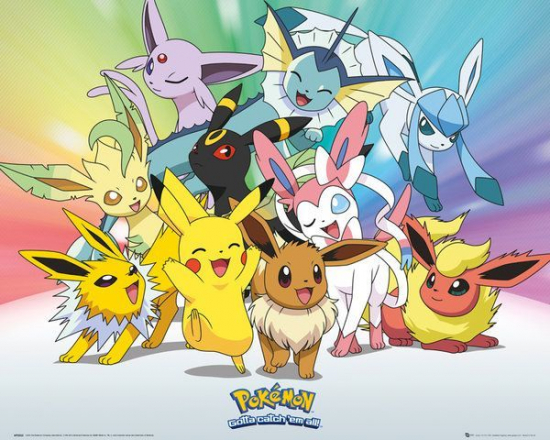 Pokemon - Poster petit format Eevee