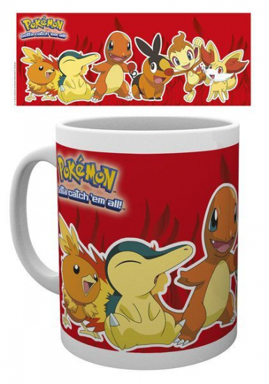 Pokémon - Mug fire partners (rouge)