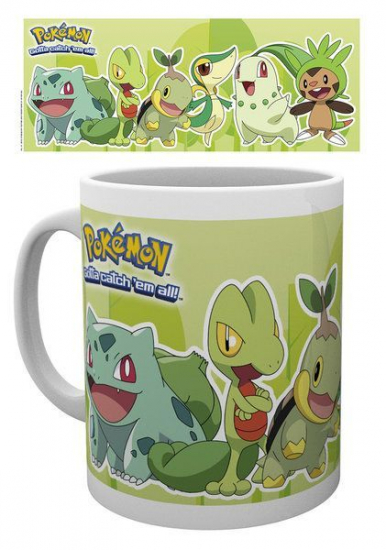Pokémon - Mug grass partners (vert)