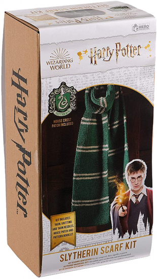 Harry Potter - Kit écharpe à tricoter Serpentard