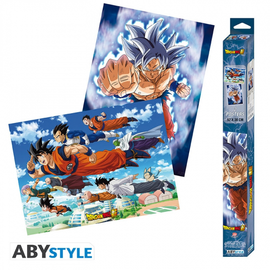 Dragon Ball Z - Set de 2 petits posters Goku & amis (52 x 38 cm)