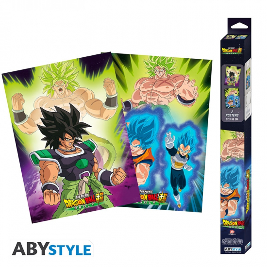 Dragon Ball Z - Set de 2 petits posters Broly (52 x 38 cm)