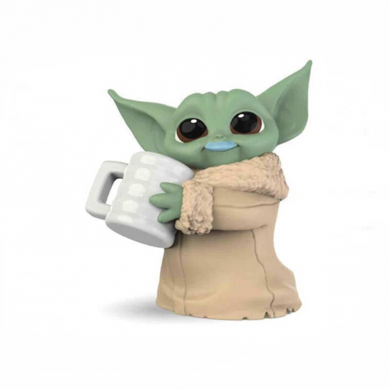 Star Wars - mini figurine The Mandalorian the Child moustache de lait