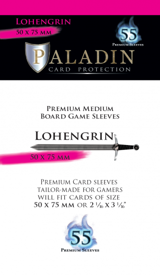 Protèges cartes JdS Paladin - Lohengrin premium medium 50x75mm x55