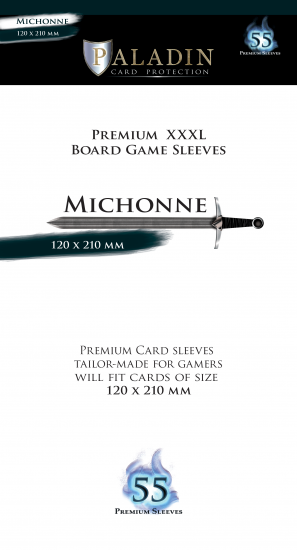 Protèges cartes JdS Paladin - Michonne premium XXXL 120x210mm x55