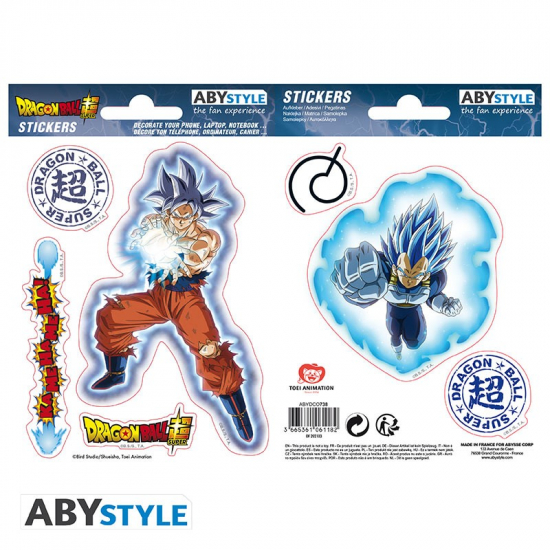 Dragon Ball Super - Mini-Stickers Goku & Vegeta
